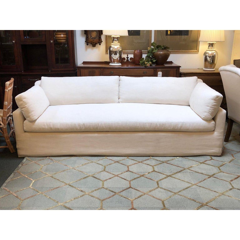 Restoration Hardware Modena Track Arm Sleeper Sofa For Sale at 1stDibs