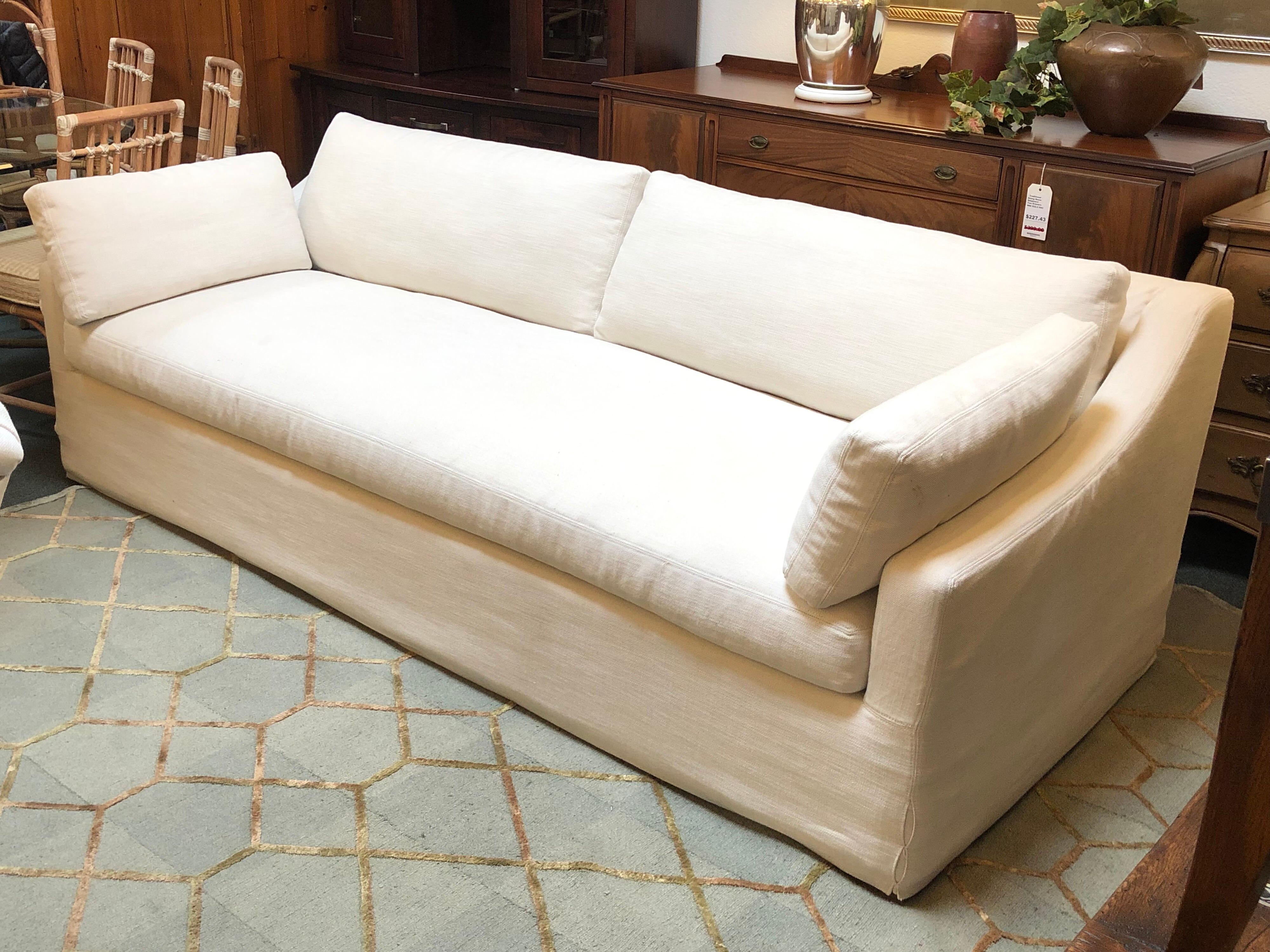 Restoration Hardware Modena Track Arm Sleeper Sofa For Sale 1