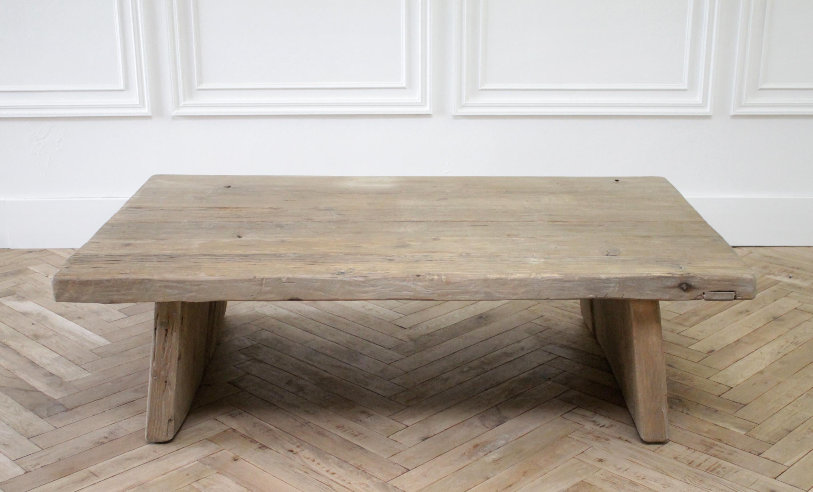Restoration hardware coffee table outlet for sale