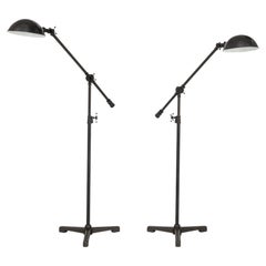 Restoration Hardware "Rowen" Floor Lamps, Pair