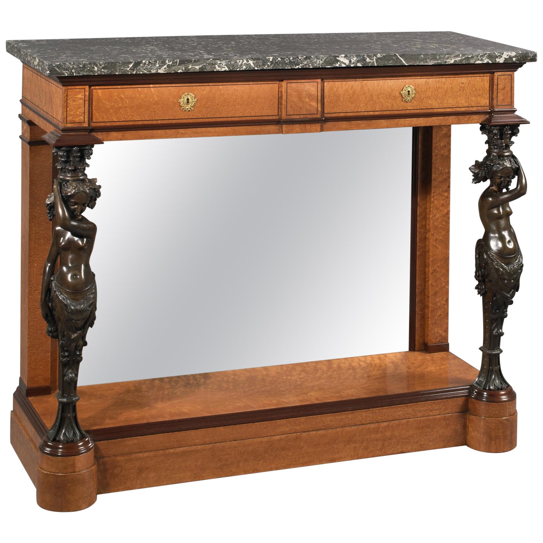 Restoration Period Console Table Made for King Louis-Philippe, circa 1830 For Sale