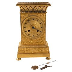 Restoration Period Gilt Bronze Clock, circa 1830