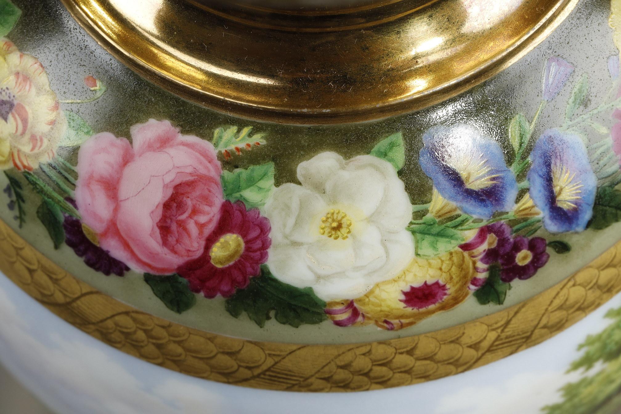 Restoration Period Pair of Porcelain Vases For Sale 14