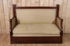 Restoration Period Turkish Sofa With Swan Neck