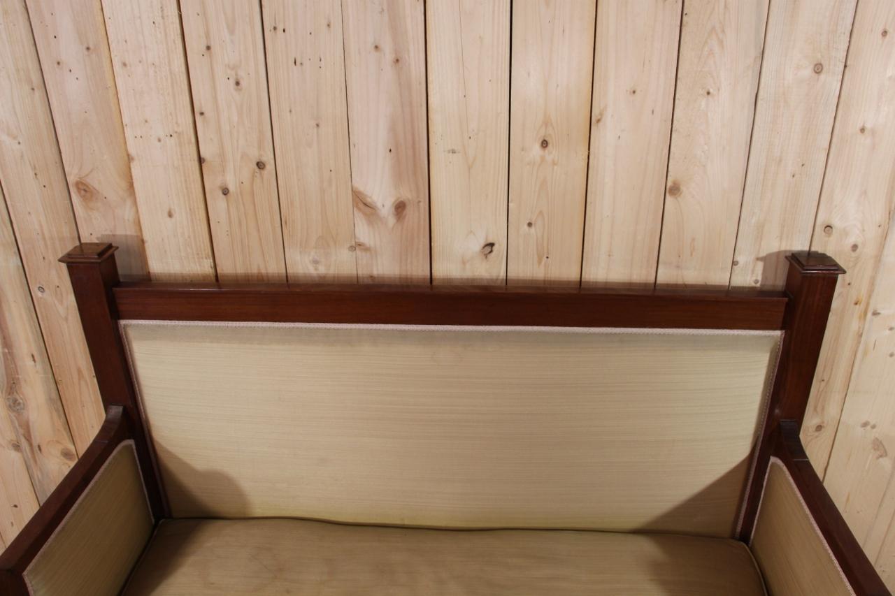 Restoration Period Turkish Sofa With Swan Neck For Sale 1