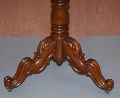 Restored 1860 Victorian French Walnut Revolving Coat Hat Umbrella Stand Rack