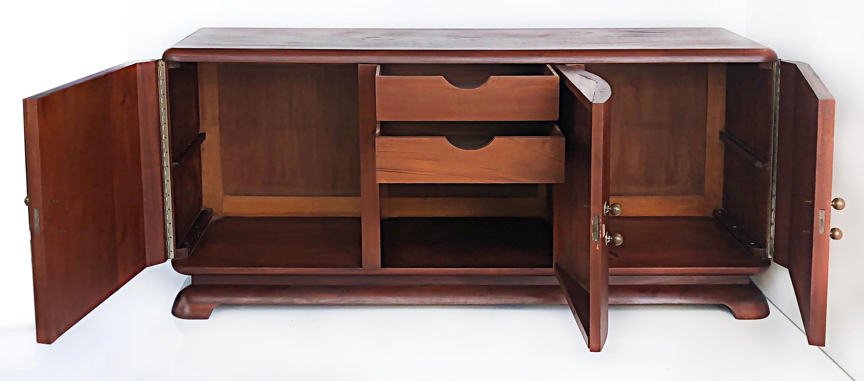 Restored 1940s French Art Deco Sideboard In Good Condition In Miami, FL