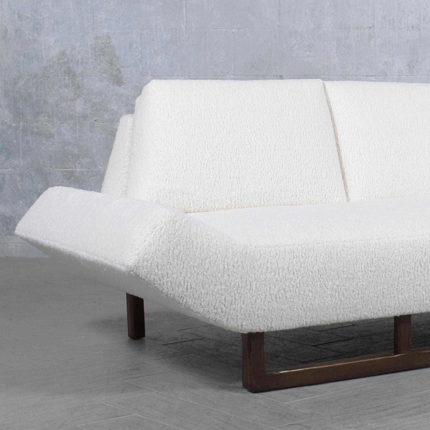 Vintage Mid-Century Sofa Restored: Classic Design Meets Modern Comfort 2