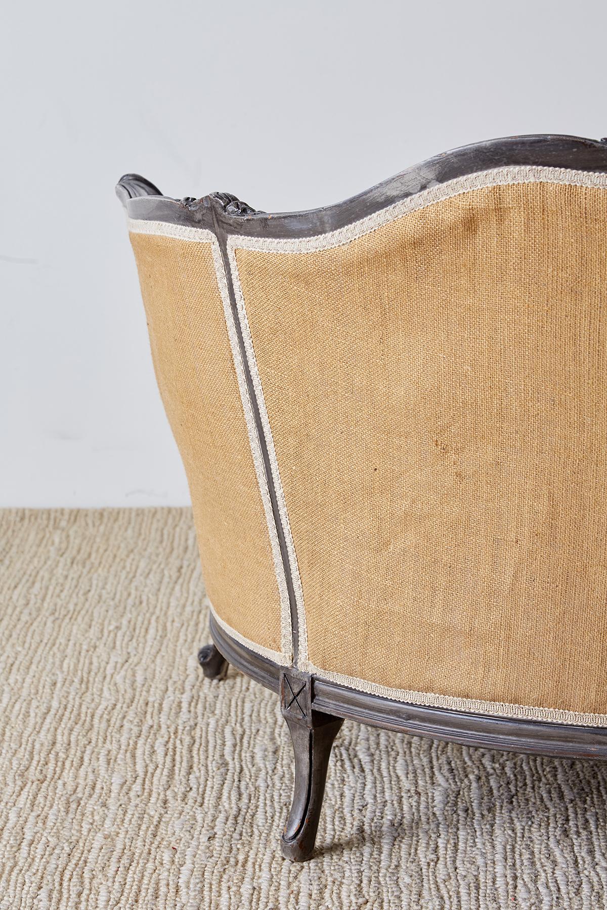 Restored 19th Century French Louis XV Style Canape Sofa 14