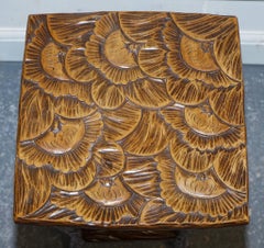RESTORED 19TH CENTURY LIBERTYS LONDON HAND CARVED OCCASIONAL SiDE END LAMP TABLE