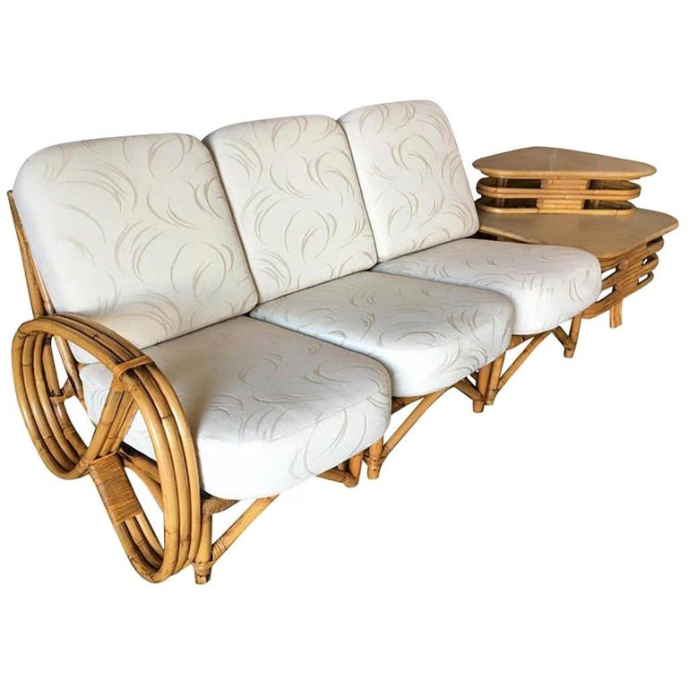 4 seater bamboo sofa set hotsell
