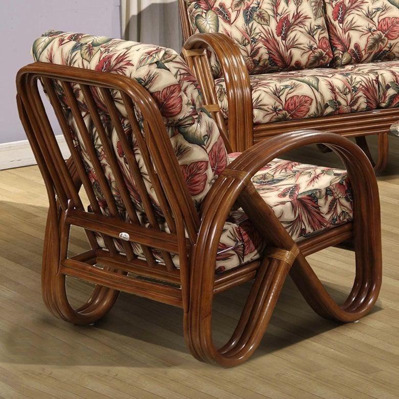 Fine XX secolo Set da salotto in rattan 