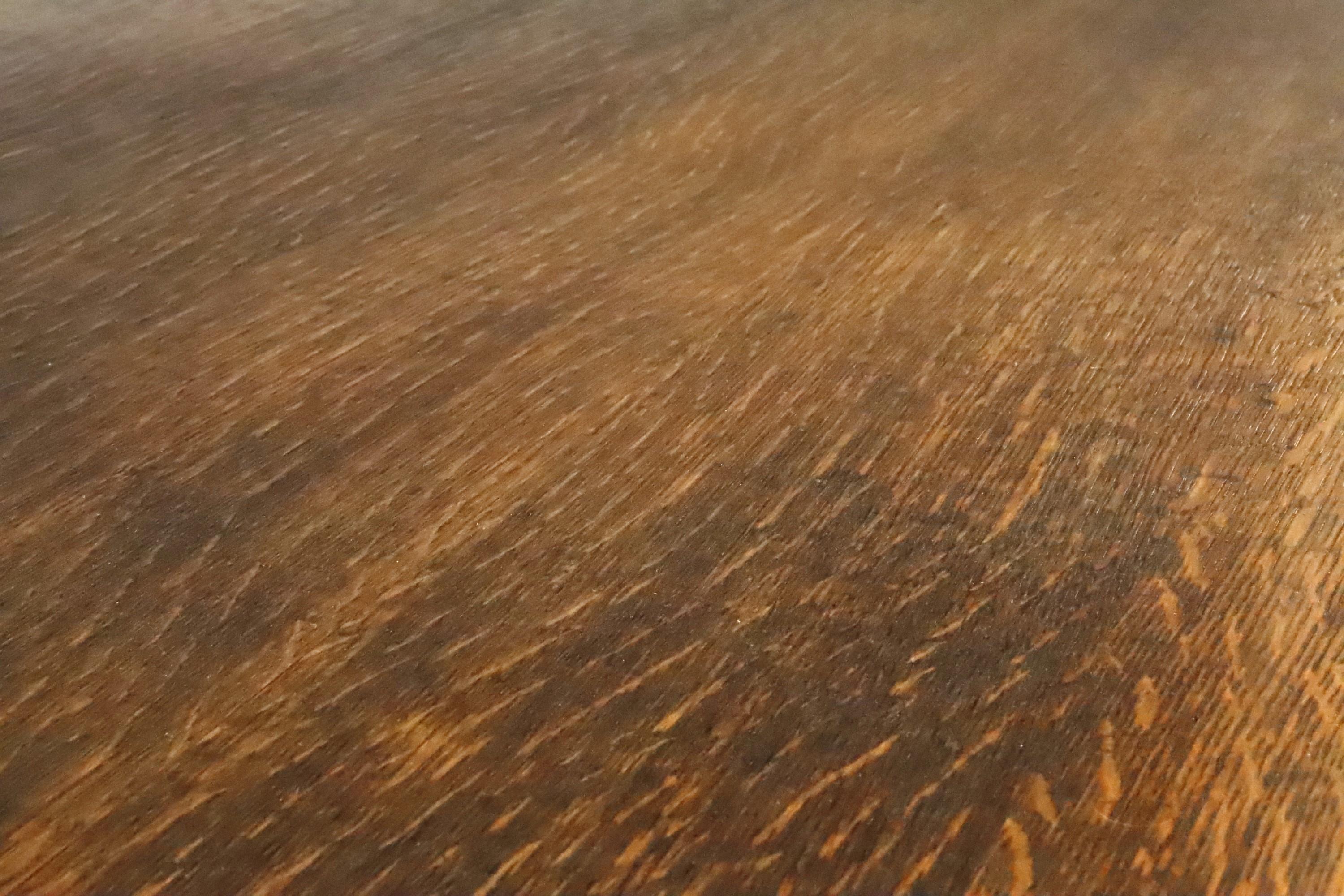 Restored Hamilton Counter Height Oak Work Table 6