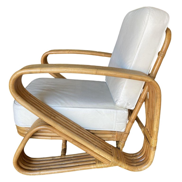 Restored 5 Strand Double Triangle Lounge Chair W Floating Seat For Sale at 1stDibs triangle lounge chair triangle seat chair triangle lounge