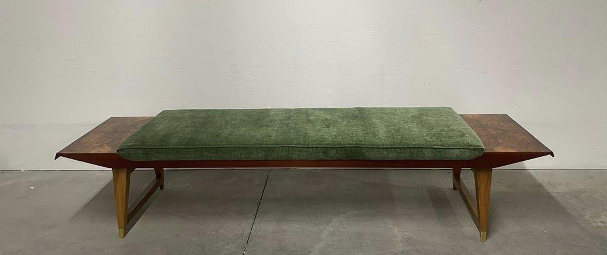 Mid-Century Modern Restored 60s Bench Large For Sale