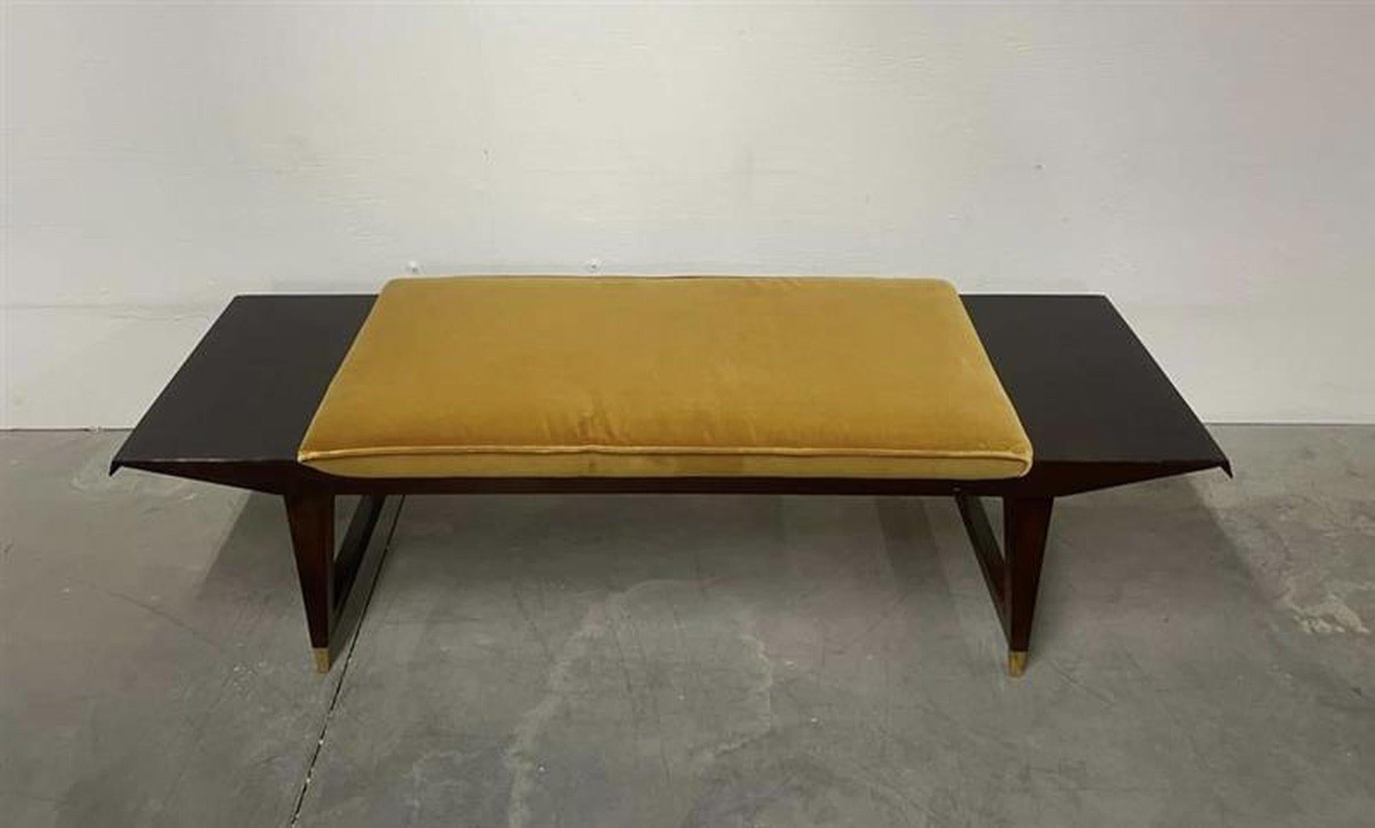 Mid-Century Modern Restored 60s Bench Small For Sale