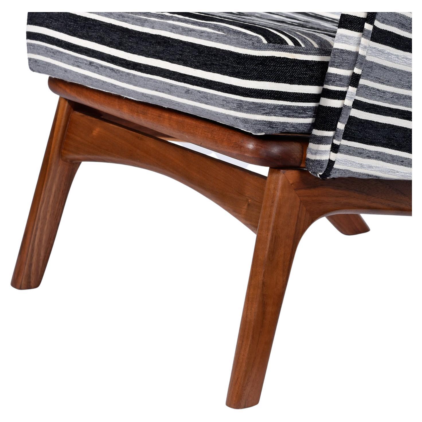 Chaise longue à haut dossier Adrian Pearsall pour Craft Associates 2056-C restaurée en vente 2