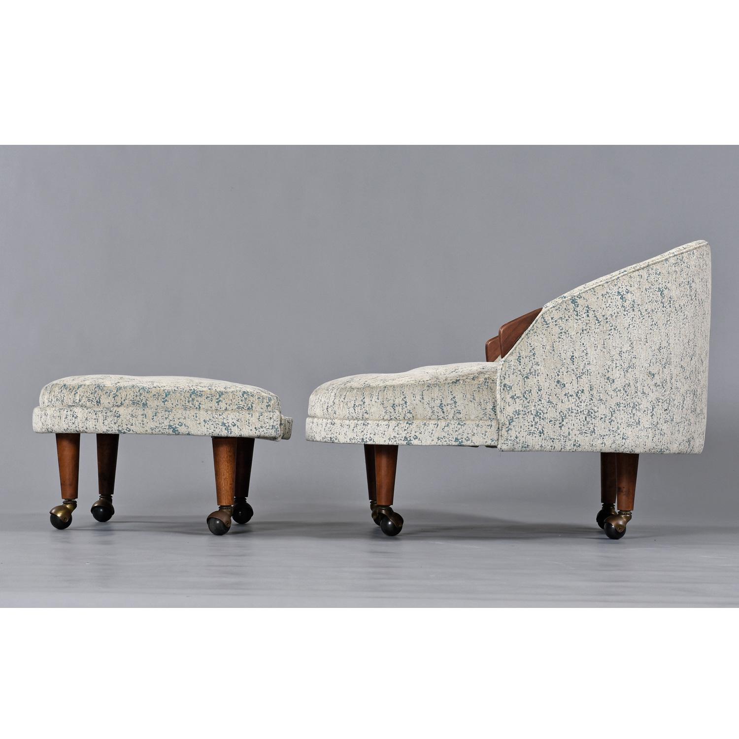 Restaurierter Adrian Pearsall für Craft Associates Havana-Stuhl und Ottomane im Zustand „Gut“ im Angebot in Chattanooga, TN