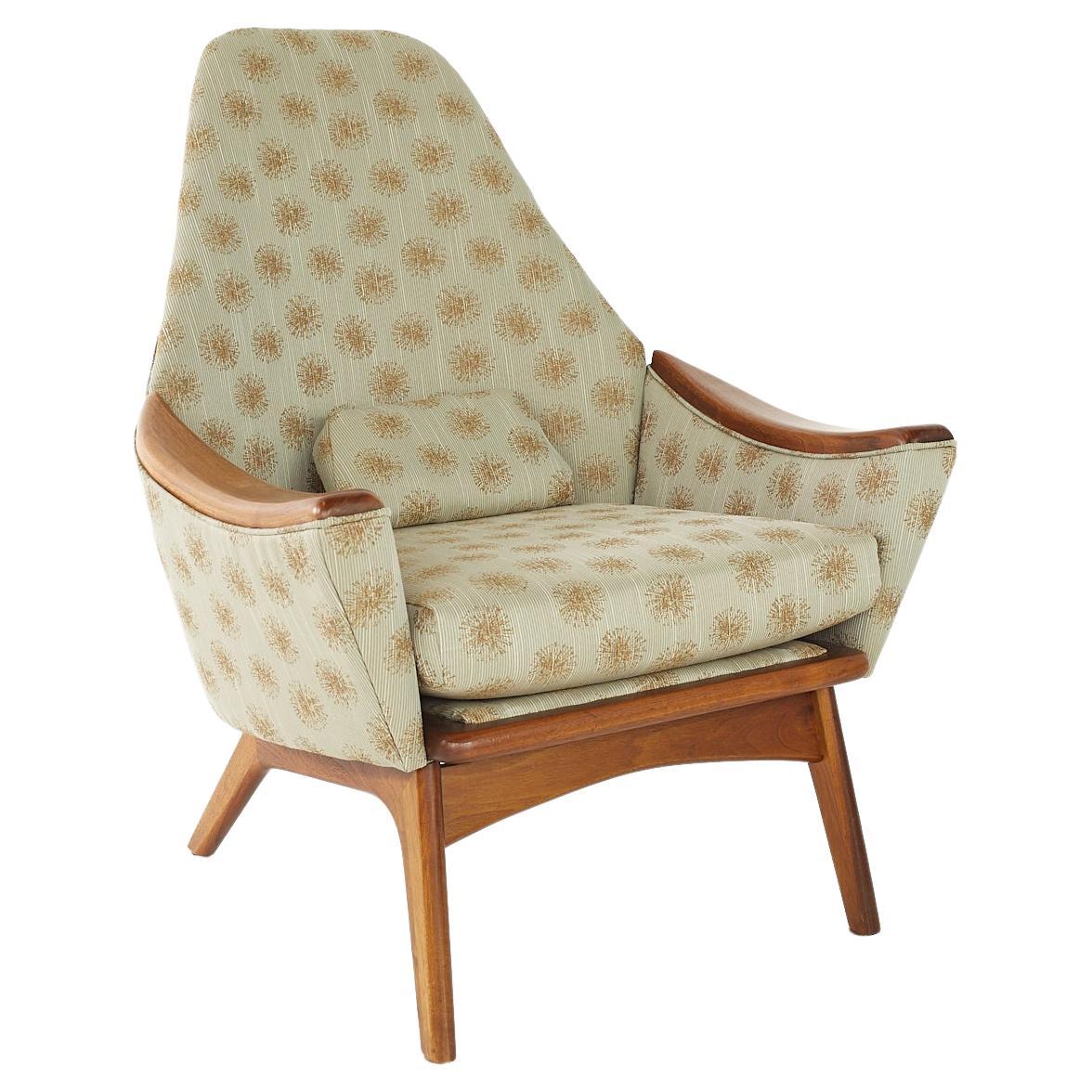Restored Adrian Pearsall for Craft Associates Mid Century Lowback Lounge Chair