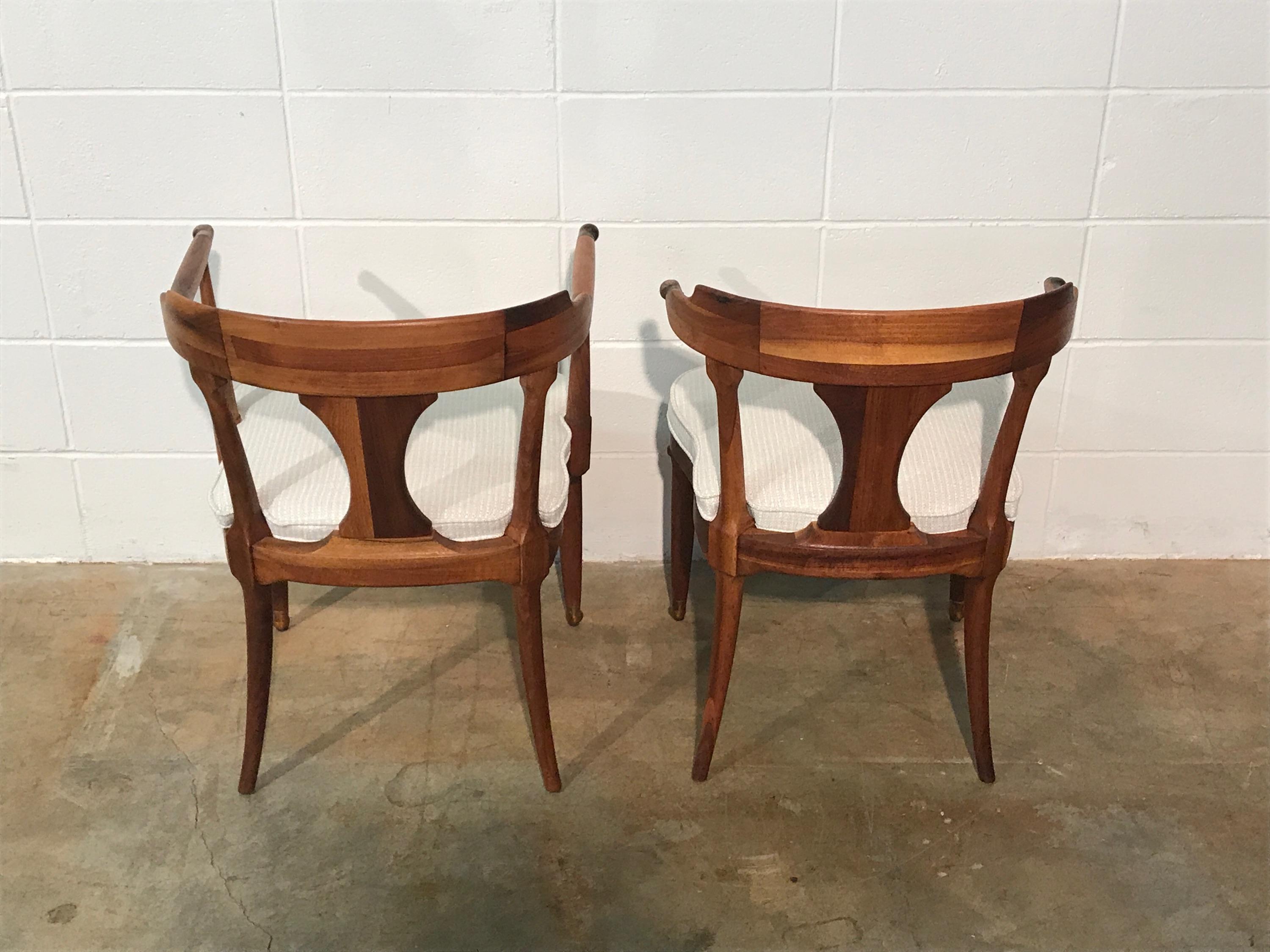 Restored and Unusual Midcentury Dining Chairs, Set of Six 3
