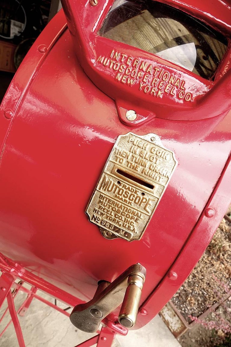 Restored and Working Coin Operated Mutoscope at 1stdibs