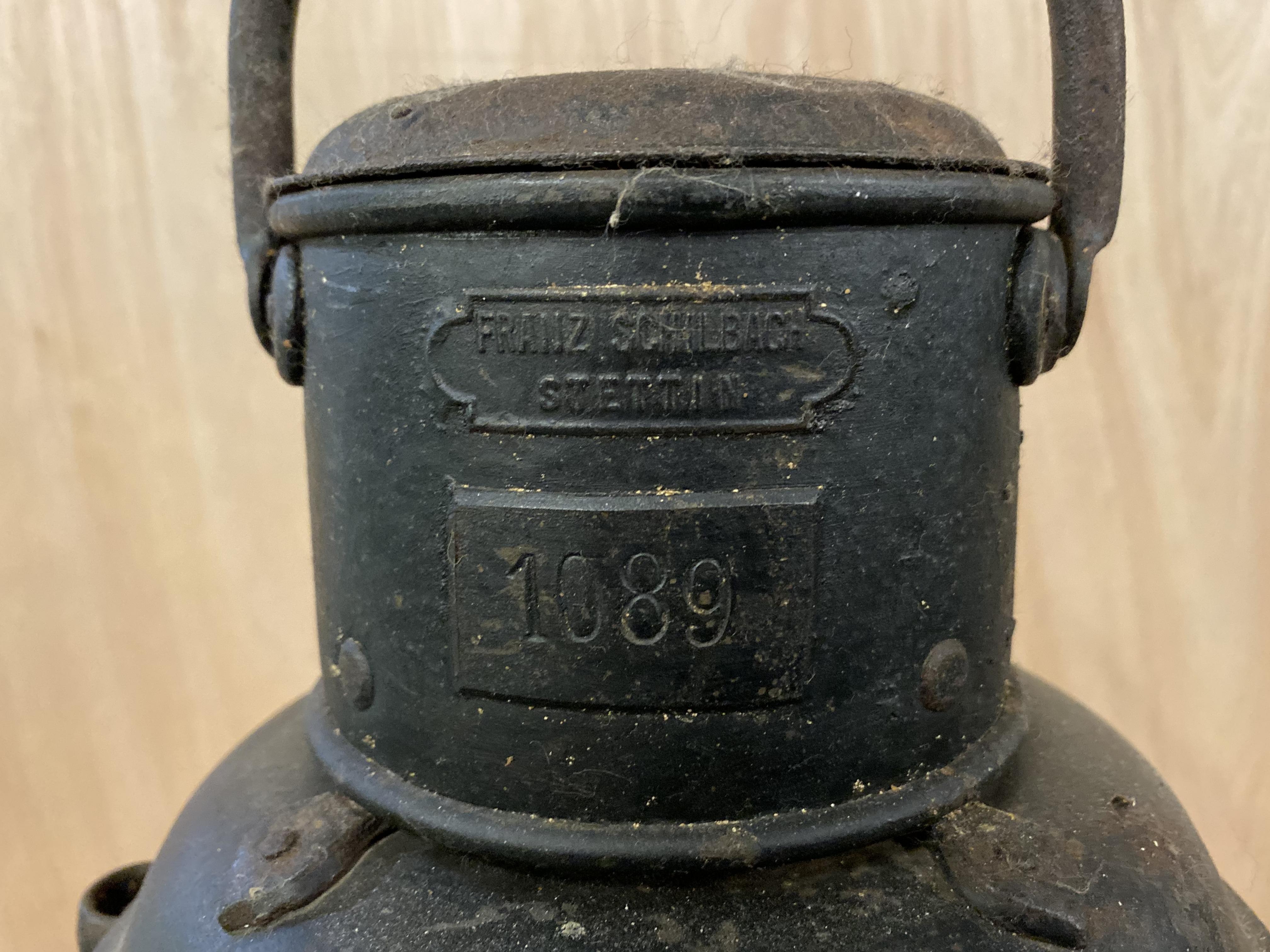 Restored Antique German Steam Boat WWI Ships Lantern Franz Schilbach Stettin 3
