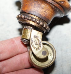 Restored Antique Howard & Son's Berners Street Chesterfield Chaise Lounge Sofa