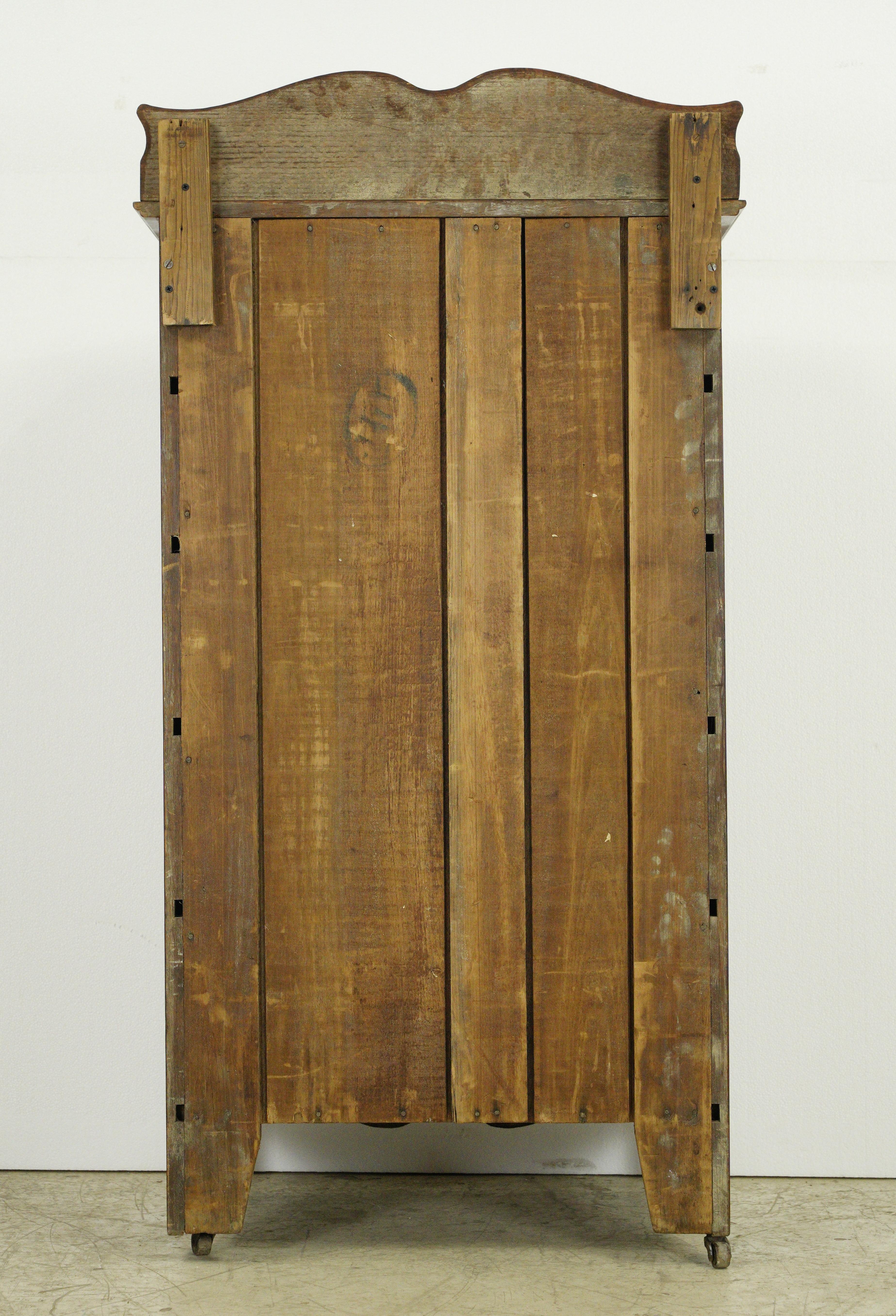 Restored Antique Oak 6 Drawer Lingerie Chest 8
