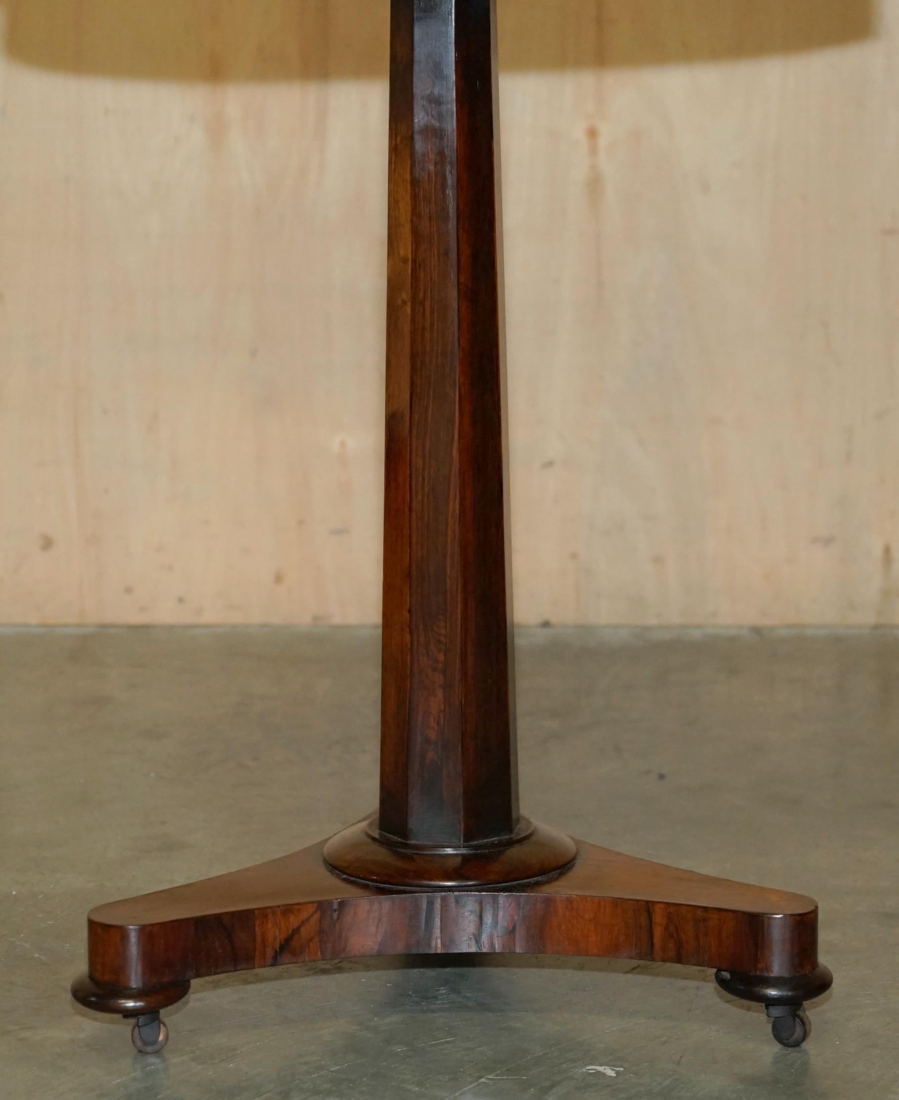 RESTORED ANTiQUE WILLIAM IV CIR 1830 HARDWOOD BURR WALNUT CHESSBOARD CHESS TABLE 3