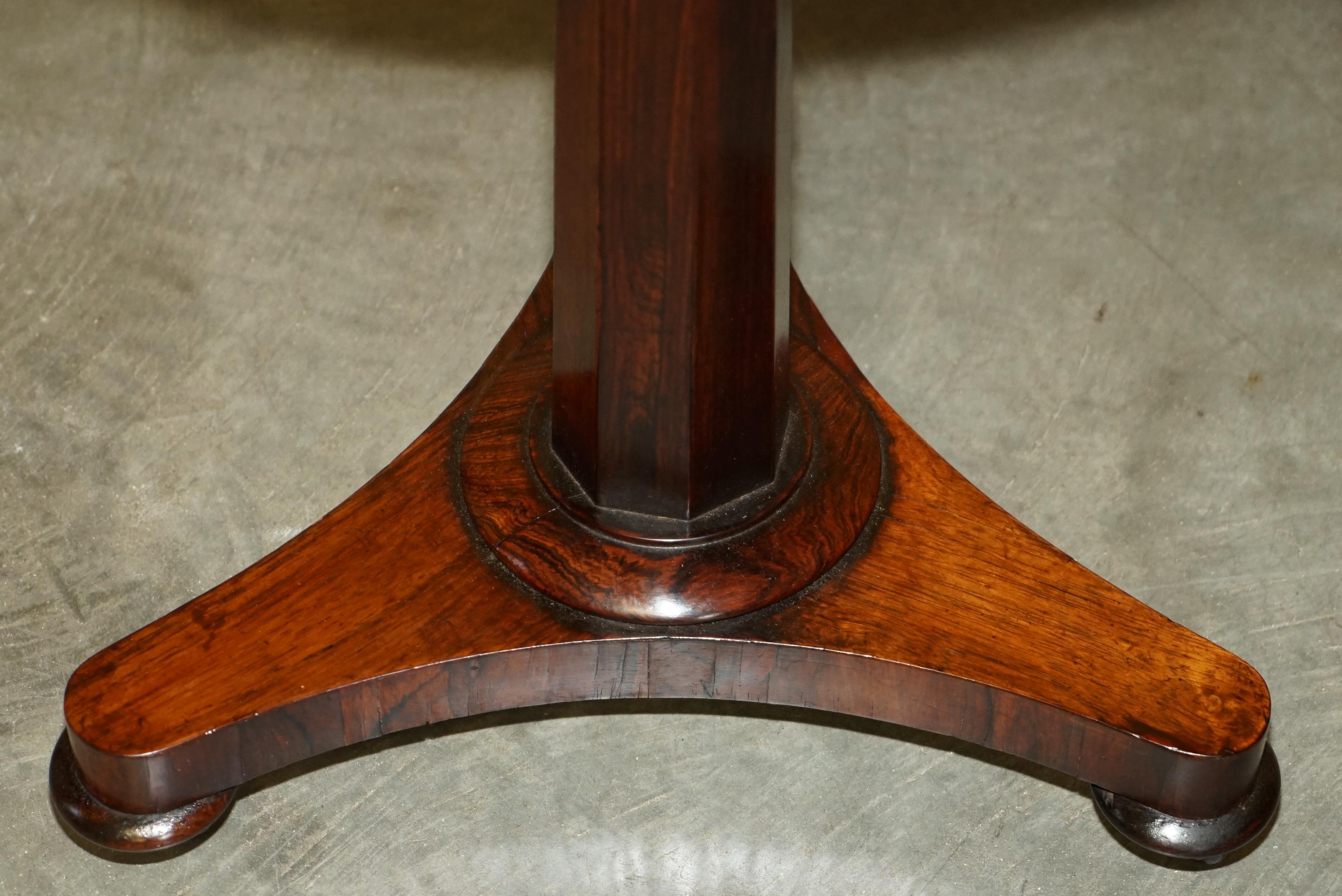 RESTORED ANTiQUE WILLIAM IV CIR 1830 HARDWOOD BURR WALNUT CHESSBOARD CHESS TABLE 7