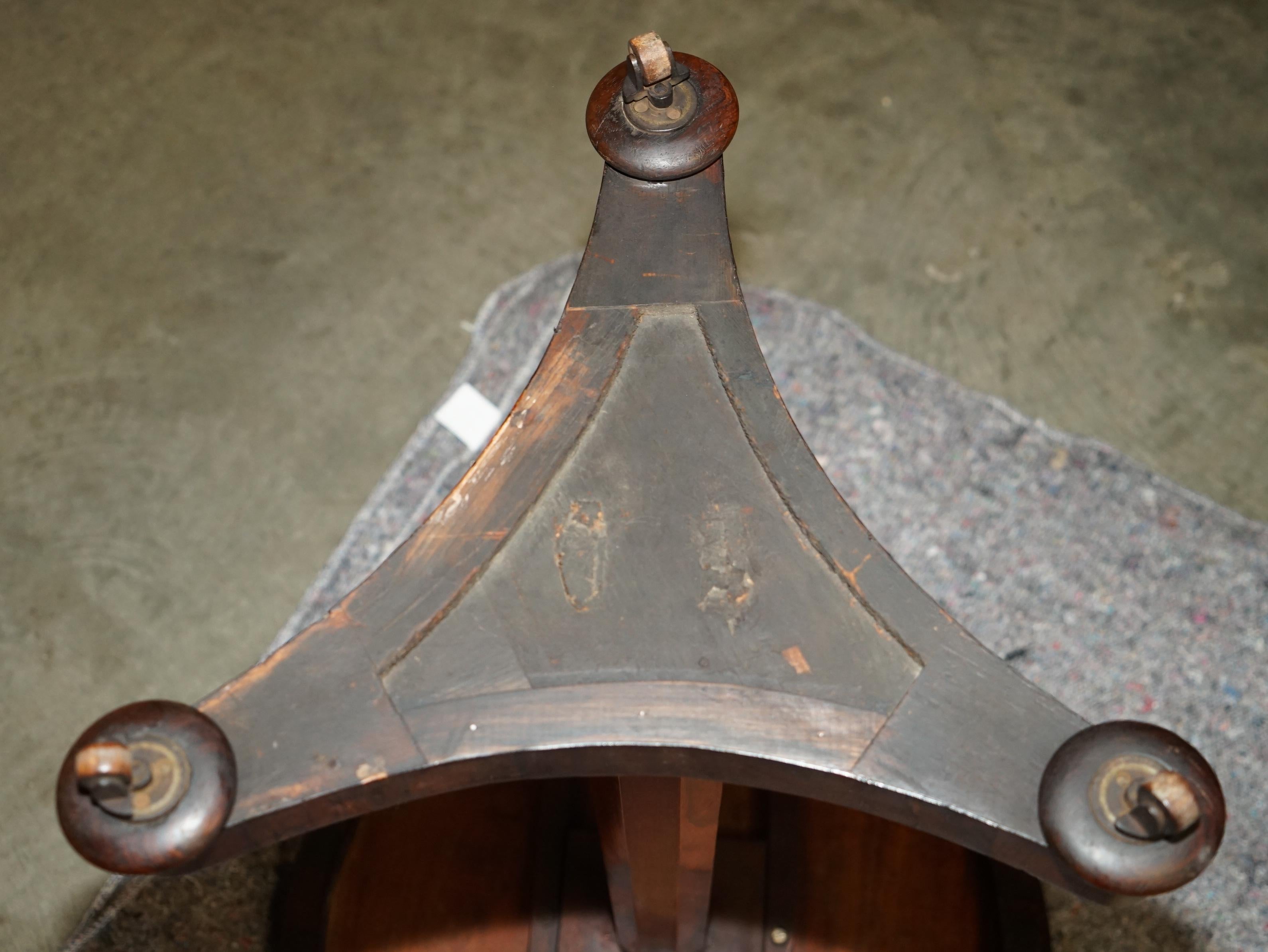 RESTORED ANTiQUE WILLIAM IV CIR 1830 HARDWOOD BURR WALNUT CHESSBOARD CHESS TABLE 8
