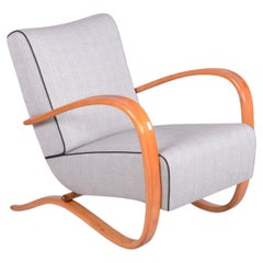 Restored Art Deco Armchair, by J. Halabala for UP Závody, H-269, Czech, 1930s
