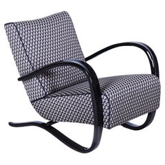 Restored Art Deco Armchair,  by J. Halabala, UP Zavody, Beech, Czech, 1930s