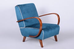 Restored Art Deco Armchair,  by J. Halabala, UP Závody, Model C, Czech, 1940s
