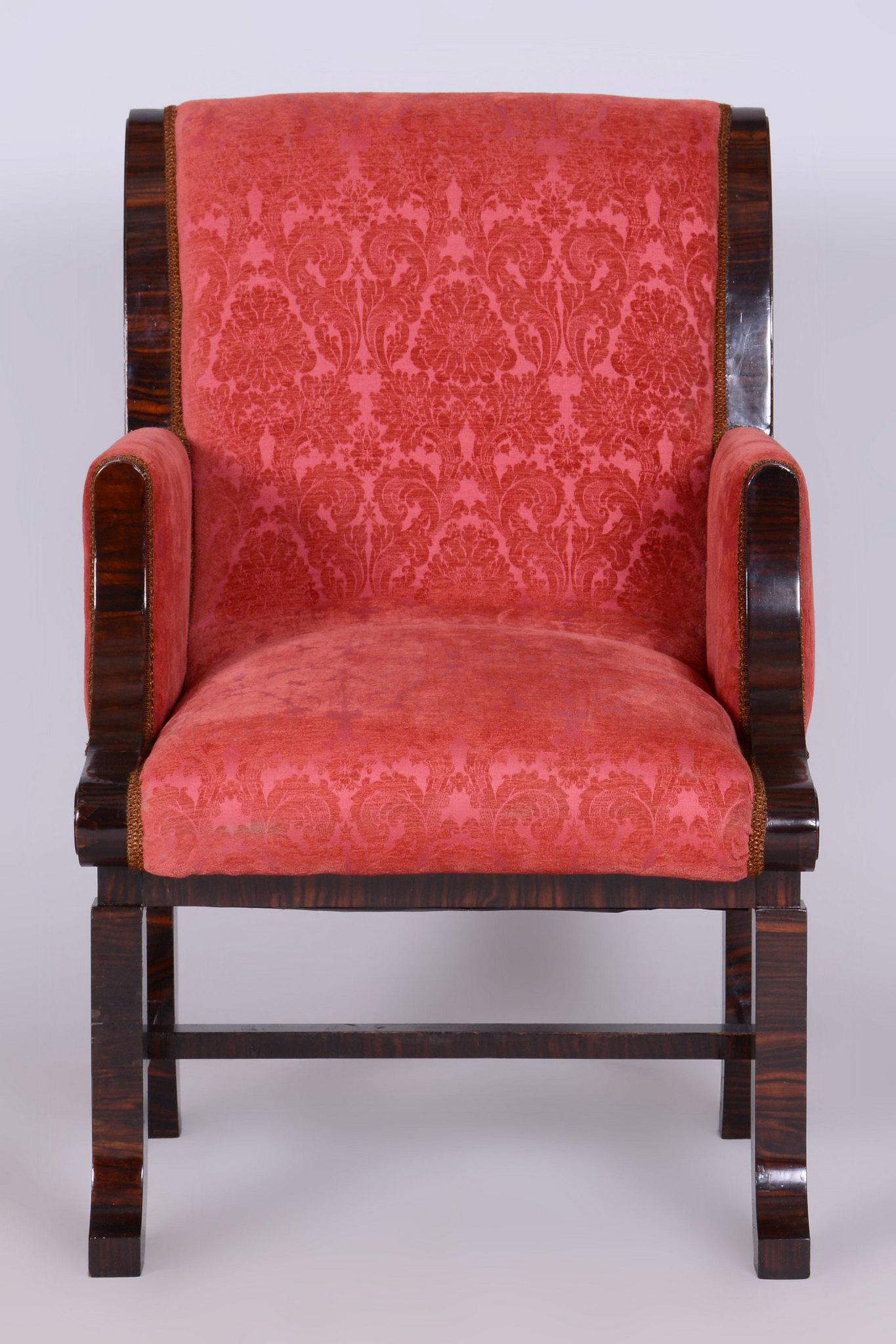 Sillón Art Decó restaurado,  de Pavel Janák, por PUD, Roble, Checo, década de 1910 en venta 2