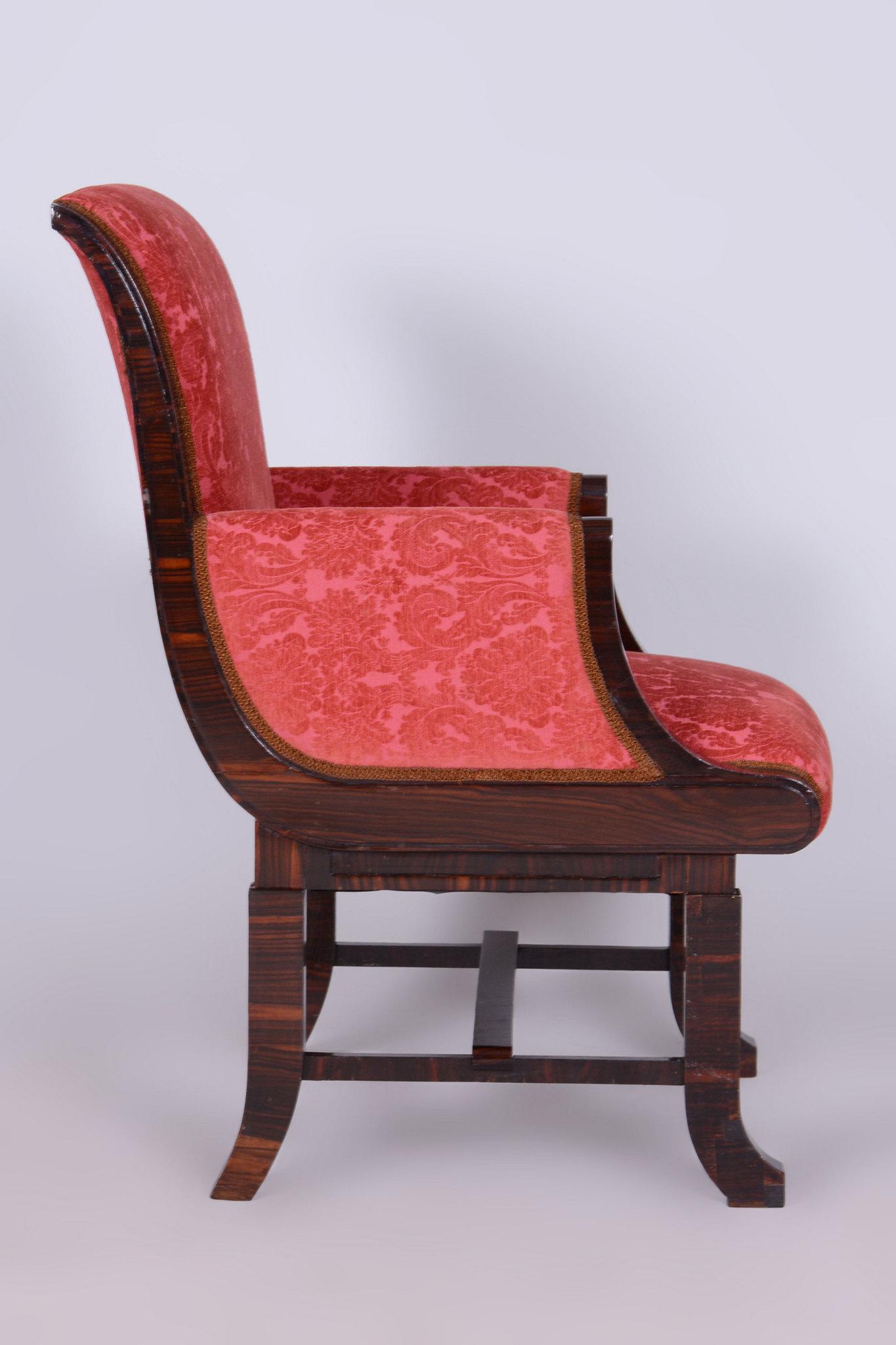 Sillón Art Decó restaurado,  de Pavel Janák, por PUD, Roble, Checo, década de 1910 en venta 3