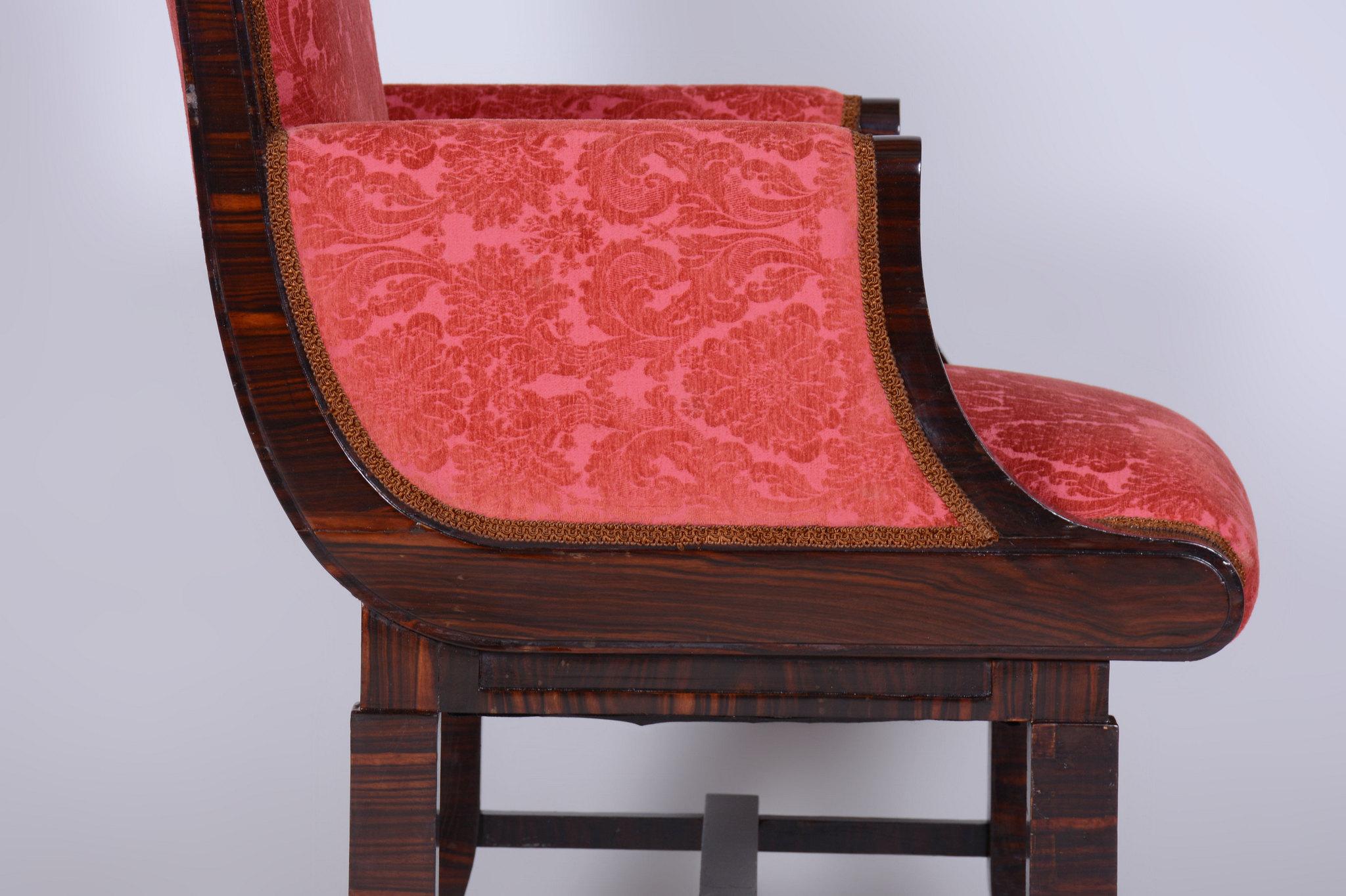 Sillón Art Decó restaurado,  de Pavel Janák, por PUD, Roble, Checo, década de 1910 en venta 4
