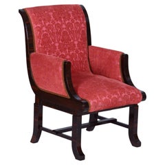 Restored Art Deco Armchair,  by Pavel Janák, by PUD, Oak, Czech, 1910s