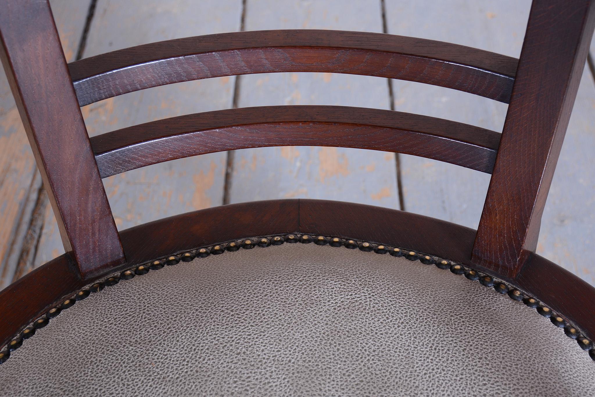Fauteuil Art Déco restauré, Wien. Werkstätte, J. Hoffmann, Autriche, années 1910 en vente 7