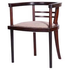 Fauteuil Art Déco restauré, Wien. Werkstätte, J. Hoffmann, Autriche, années 1910