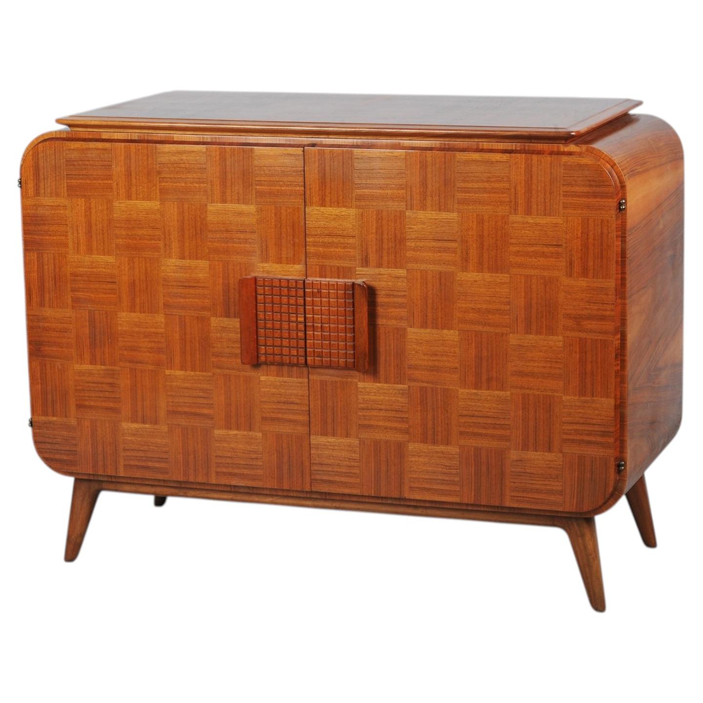 Restored Art Deco Buffet, By J. Halabala For Up Závody, Mahogany, Czech, 1930s