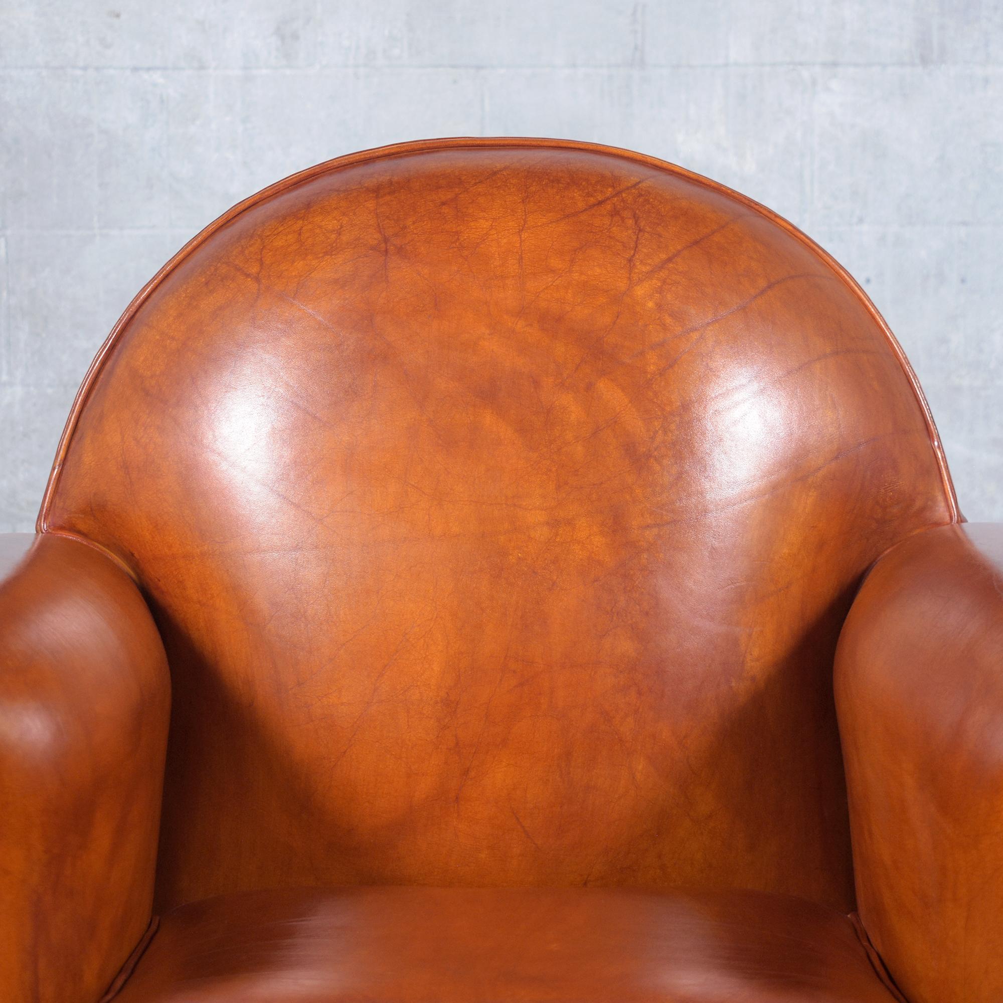 Restored Art Deco Club Chairs: 1960s French Deco Elegance 4