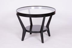 Restored Art Deco Coffee Table, by Koželka and Kropáček, Oak, Czech, 1940s