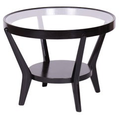 Restored Art Deco Coffee Table, by Koželka and Kropáček, Oak, Czech, 1940s