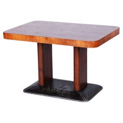 Antique Restored Art Deco Dining Table, by J. Halabala, UP Zavody, Oak, Czech, 1930s