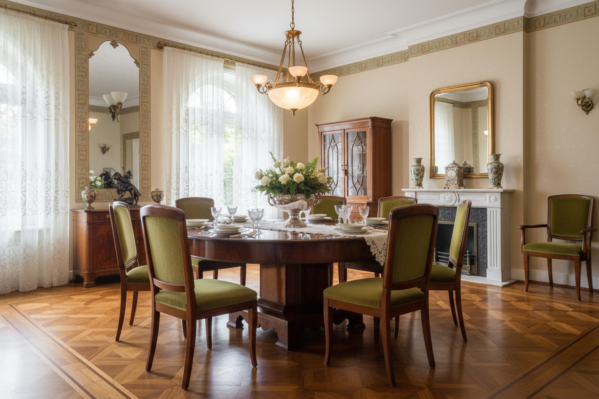 Restored Art Deco Dining Table, Walnut, Repolished, Czech, 1920s For Sale 8