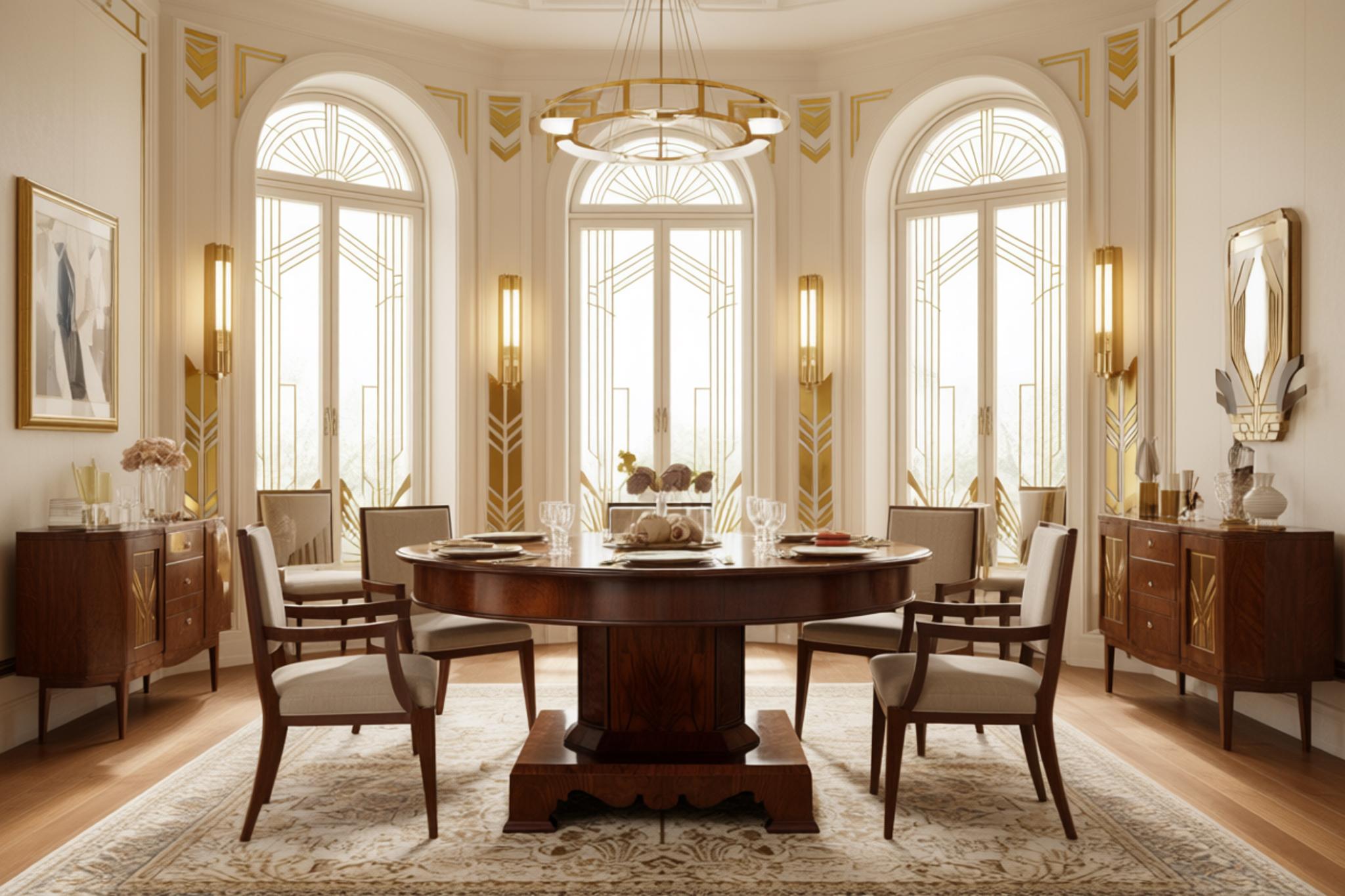 Restored Art Deco Dining Table, Walnut, Repolished, Czech, 1920s For Sale 9