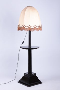 Lampadaire Art Déco restauré, Beeche, Oak Oak, New Electrification, Czech, 1910s