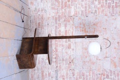 Restaurierte Art Deco Stehlampe, von J. Halabala, UP Závody, Nussbaum, Tschechien, 1920er Jahre