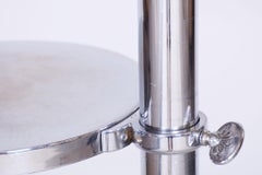 Restored Art Deco Floor Lamp, Chrome, New Electrification, Czechia, 1920s